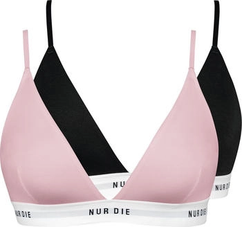 Nur Die soft-bh Sportiv schwarz rose