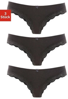 Lascana Brasilslips Stck schwarz