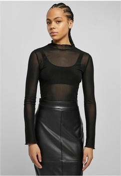 Urban Classics Mesh Turtleneck Body T-Shirt schwarz TB6049