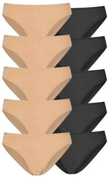 Petite Fleur Slip nude schwarz
