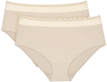 Triumph 2-Pack Midi Feel Of Modal (10214887) creamy