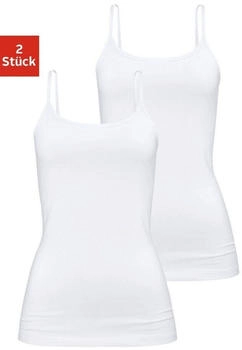 H.I.S Jeans Spaghettitops Stck weiß 3327395