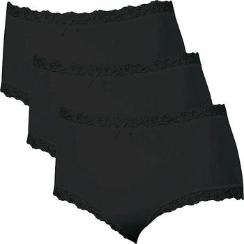 Nina von C Damen-Taillenslip 3er-Pack schwarz