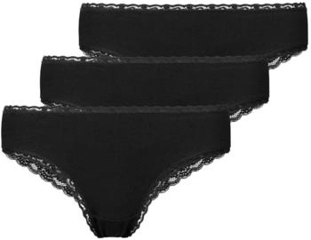 Snocks Damen Slip GOTS schwarz