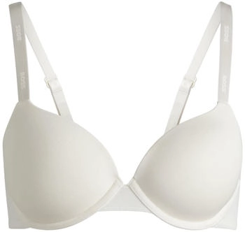 Hugo Boss Bügel-BH aus Stretch-Jersey mit verstellbaren Logo-Riemen - Style UNDERWIRE BRA CI 50502738 Weiß