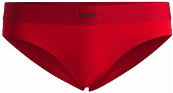 HUGO Slip aus Stretch-Baumwolle mit rotem Logo-Label - Style BRIEF RED LABEL 50515335 Rot