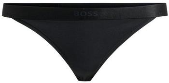 Hugo Boss String aus Baumwoll-Mix mit Logo-Bund - Style STRING BEA 50520398 Schwarz