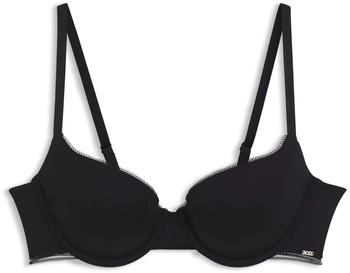 Hugo Boss Bügel-BH aus Mikrofaser mit Einsätzen aus Spitze - Style DEMI_B.PURE 50545336 Schwarz