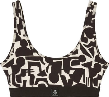 Marc O'Polo Bustier black/white cotton print (10222574_Q992)