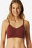Schiesser Bustier seamless herausnehmbare Pads Spitze burgund Invisible Soft Lace (183099-516)