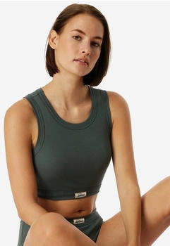 Schiesser Bustier Feinripp dunkelgrün Revival Paula (182528-702)