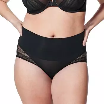 Spanx Undie-tectable Lace Hi-Hipster Panty (40073R) very black