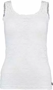 Like it! Lisa Unterhemd mit Spitze (6005 450 0) weiß