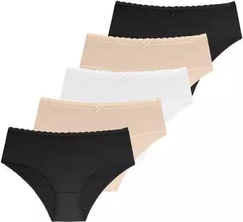 Dorina Hipster mit zarter Spitzenverzierung (70859901) schwarz/beige/elfenbein