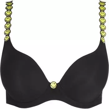 Marie Jo Tom Unterlegter Bh Herzform schwarz/gelb