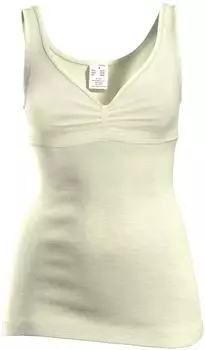 Hermko BH-Hemd aus Merinowolle und Tencel (4058080) natur