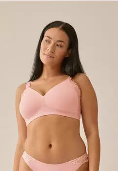 Naturana Side Smoother Soft-BH mit breitem Unterbrustband (5232) rosa