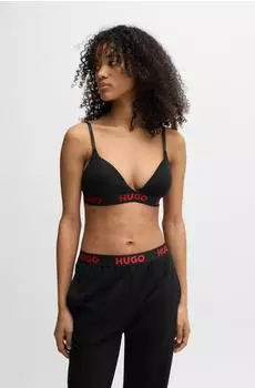 HUGO Bralette (50469647) cranberry/schwarz