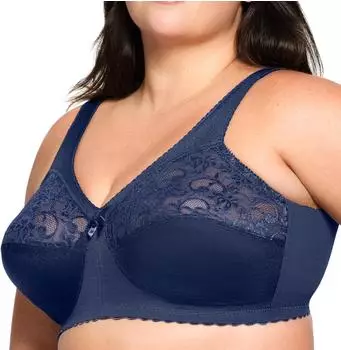 Glamorise MagicLift Cotton Support BH blau