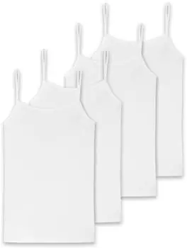 Schiesser Unterhemd Personal Fit Rippe Spaghettitop (166561) weiß