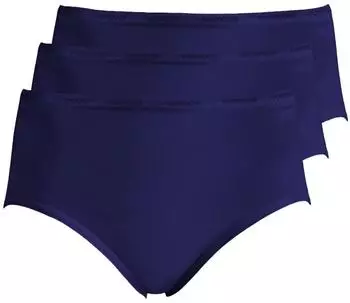 Pompadour Intime Taillenslip ohne Seitennaht Micro-Modal blau