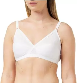 Nur Die Baumwoll-BH b&uuml;gellos doppellagiger Softcup-BH (835053) wei&szlig;