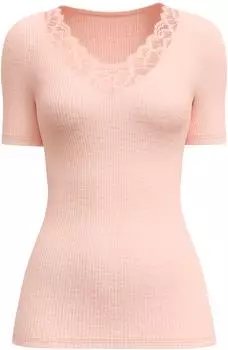 Calida Silky Wool Joy Top aus Merinowolle mit Seide (12890-072) hellrosa