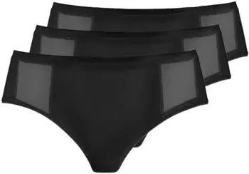 Pompadour Intime High-waist Slip ohne Seitennaht Micro-Modal (8680-8681-024) schwarz
