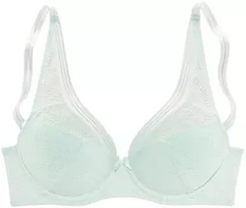 s.Oliver Push Up-BH aus Spitze blau 6010618.689.