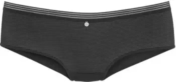 s.Oliver Panty mit Streifendetail / schwarz 6008029.9999.