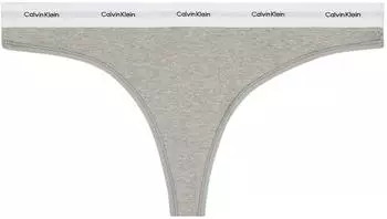 Calvin Klein Icon Tanga aus Baumwolle und Modal in Grau (LV00QF8518P7A)