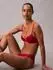 Calvin Klein Perfectly Fit Push-up-BH in Rot mit tiefem Ausschnitt (LV00QF7315YU8)