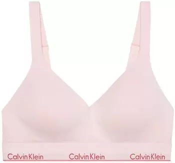 Calvin Klein Icon Cotton Modal Bustier in Blassrosa mit leichtem Push-up-Effekt (LV00QF8500TFF)