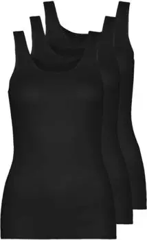 Pompadour Intime Tank Top Micro-Modal Feinripp (773-560) schwarz