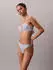 Calvin Klein Perfectly Fit Push-up-BH in Hellblau mit tiefem Ausschnitt (LV00QF7315TKF)