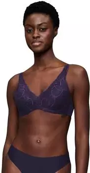 Triumph Body Make-up Illusion Lace Gef&uuml;tterter B&uuml;gel-BH (10219710) eggplant