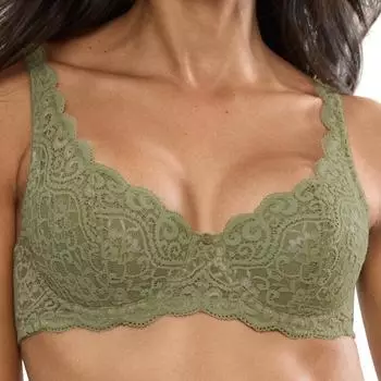 Triumph Amourette Gef&uuml;tterter B&uuml;gel-BH (10209584) green