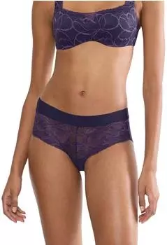 Triumph Body Make-up Illusion Lace Shorty (10219748) eggplant