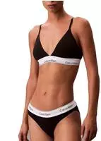 Calvin Klein BH Icon Cotton Modal Triangle Bralette Schwarz X-Small Damen