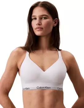 Calvin Klein Icon Cotton Lift Bralette (LV00QF8500) white