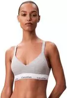 Calvin Klein Underwear Bralette LIFT BRALETTE mit Logo-Elastikbund grau XS