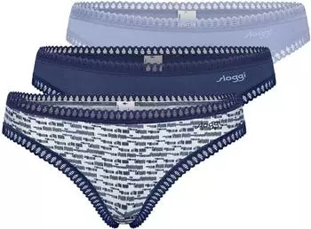 Sloggi GO Crush Minislip mit dehnbaren Spitzendetails (10219682) blau