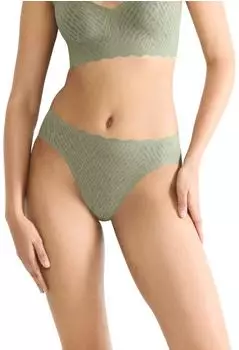 Sloggi Zero Feel Bliss Slip mit hohem Beinausschnitt (10219695) green
