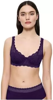 Triumph Amourette Gef&uuml;tterter B&uuml;gel-BH (10209584) royal purple