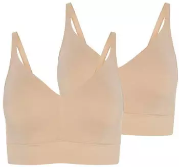 Jockey Seamfree Stretch Bralette 2er Pack (58429261) light beige