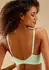 Petite Fleur Bralette BH Triangel-Schnitt ohne Bügel (747922) weiß/mint
