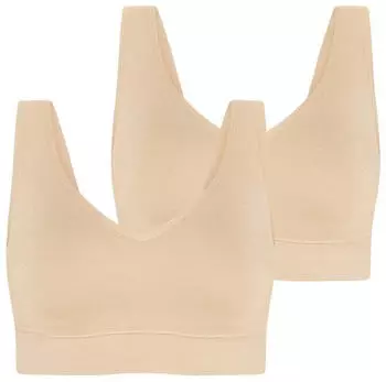 Jockey Seamfree Stretch Bralette 2er Pack (40130239) light beige melange