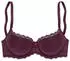 Lascana Evita Bügel-BH mit Spitzenborte (48674222) aubergine/brombeer