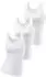 Petite Fleur Unterhemd 3er-Pack reine Baumwolle (807009) weiß