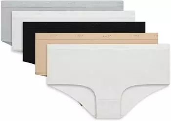 Dim Ecodim Les Pockets Boxers X5 (4H01-5BM) mehrfarbig schwarz/haut/weiß/grau